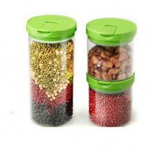 Best quality hot sale High Temperature Resistant Transparent Candy Kitchen Storage Food Glass Jar